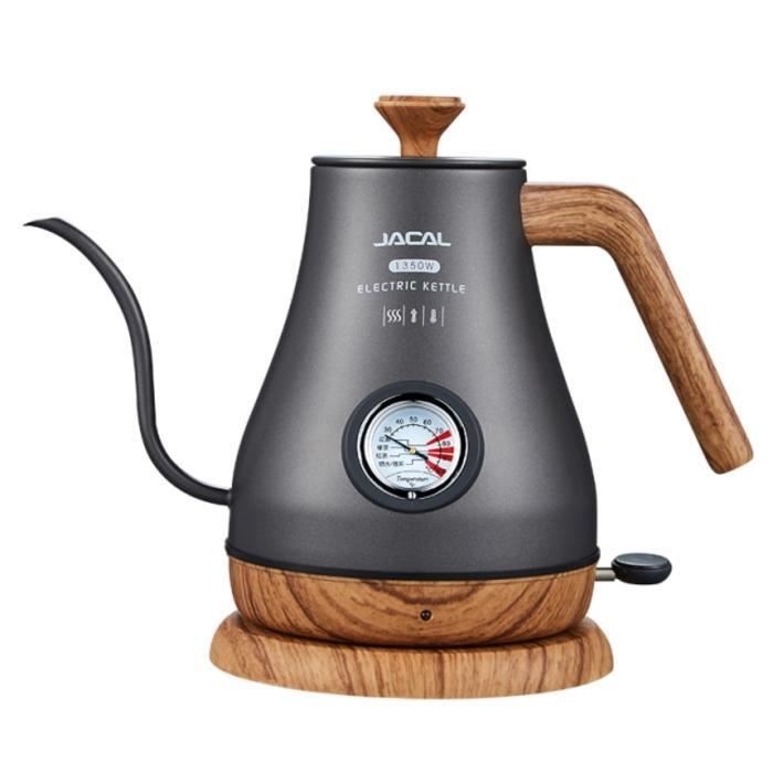 Gris Bouilloire electrique retro Col d'oie Cafetiere a b