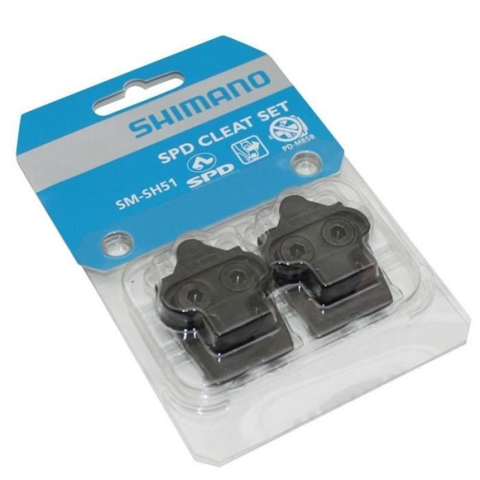 Housses De Crampons SPD SM-SH51 - 1 Paire, Plastique PA, Antidérapantes, Protection Contre L'usure