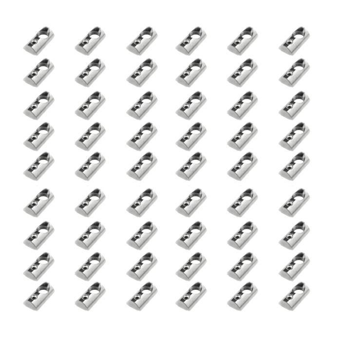 ECROU,--Connecteur de fixation M6 * 15.5*8 pour écrou en T série 3030, extrusion'aluminium, tête ECROU,--Connecteur de fixation M6 * 15.5*8 pour écrou en T série 3030, extrusion'aluminium, tête