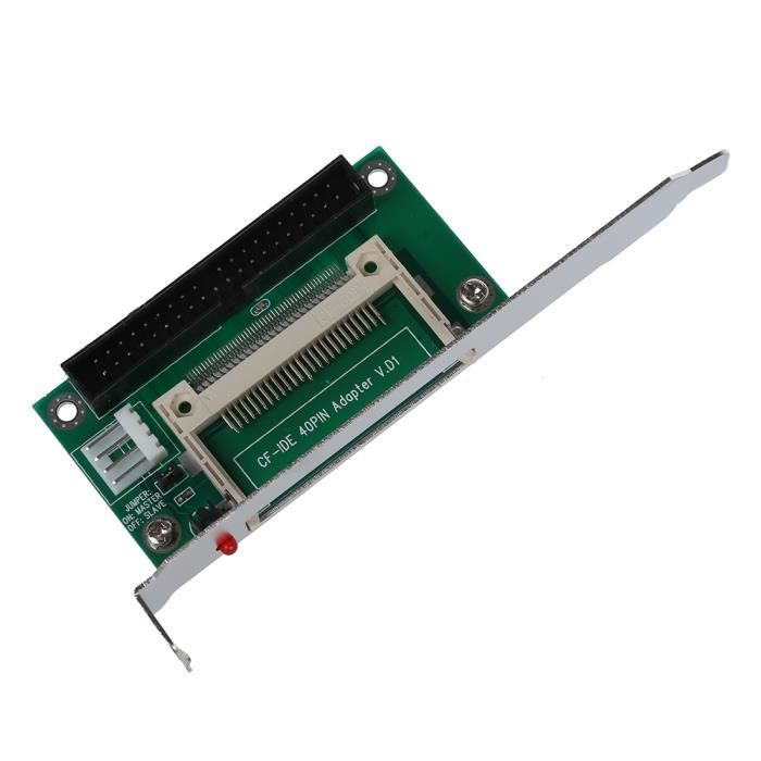 Adaptateur CF Vers IDE 40 Broches - Lot De 2, Pour Connecter Des Cartes Compact Flash à Des Ports IDE D'ordinateur Portable