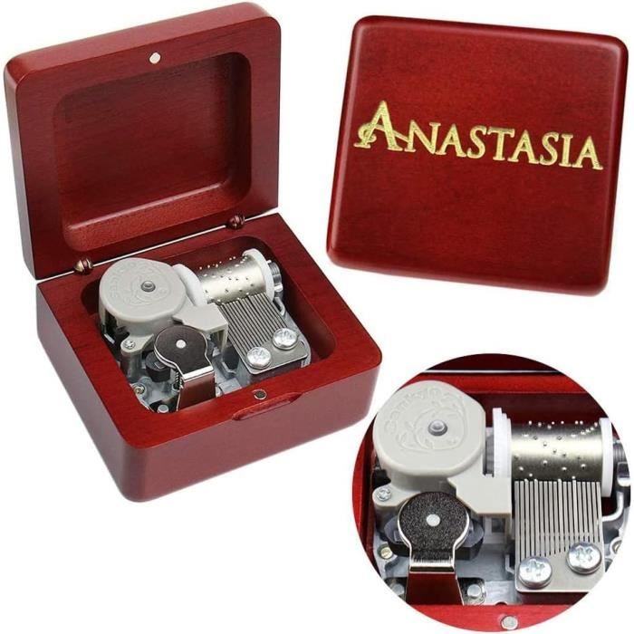 Kleur Print Zwart Houten Film Anastasia Muziekdoos Lied Eens Een December Voor Vriendin Vrouw Meisjes Verjaardag Kerstcadeaus  15