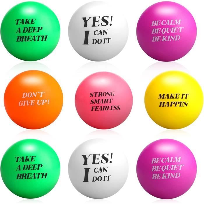 12 Balles De Tennis En Mousse Douce - Diamètre 5 Cm, Rebond Élastique, Pour Débutants Et Jeux Intérieur