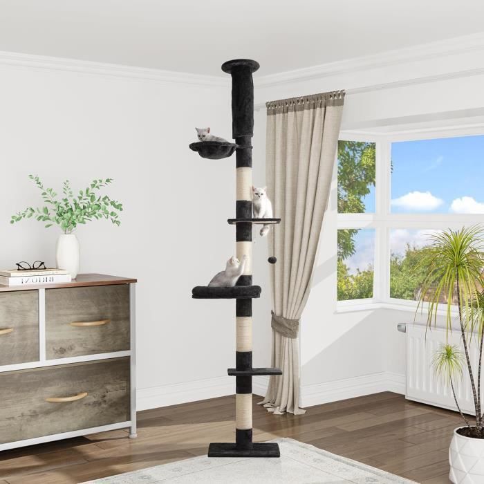 YITAHOME Arbre du Sol au Plafond, Poteau à Griffer en Sisal pour Chat à — free download