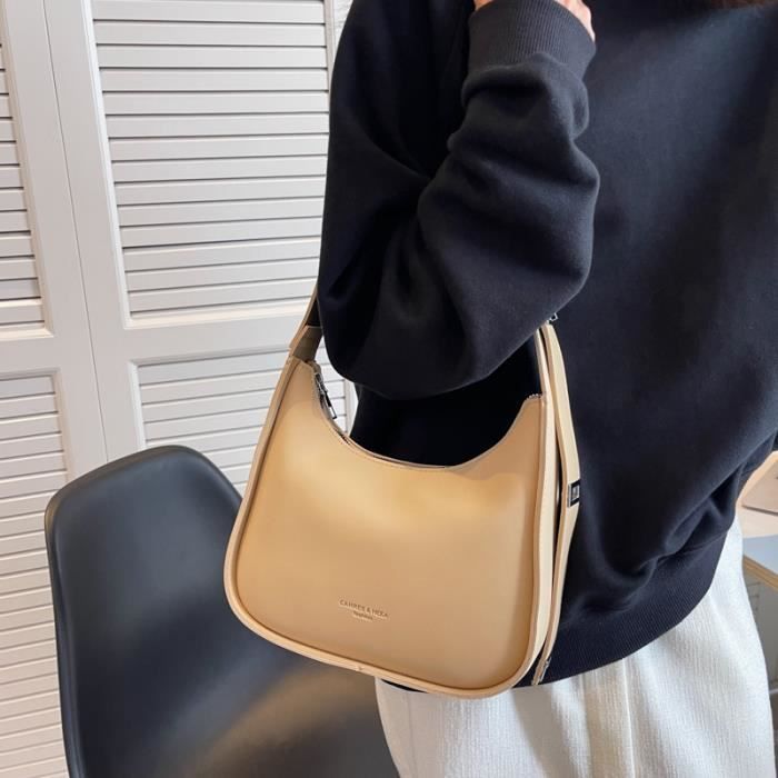 Sac à Main Femme En Cuir PU Imprimé Dalmatien - Pochette Avec Fermeture éclair, Dragonne - Grand Capacité 20x14x4 Cm - Cadeau Tendance Et Pratique