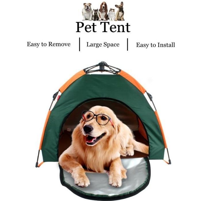 Tempsa Tente Portable Pliant Pet Maison Chat Chien Etanche Abri Solaire Voyage Randonnee Cdiscount Sport