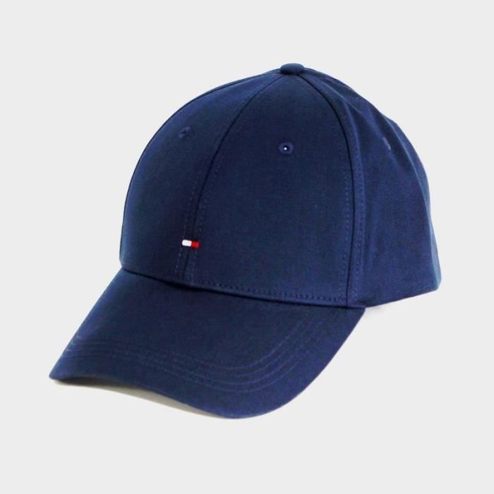 Casquette Tommy Hilfiger Classic Baseball en piqué de coton bleu marine |  Rue Des Hommes