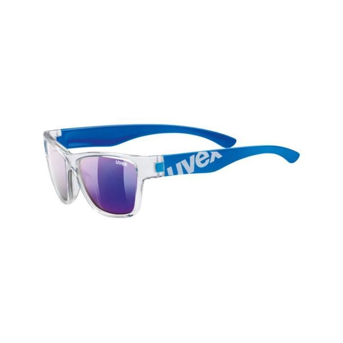 lunettes de soleil enfant uvex sportstyle 508 clear-bleu