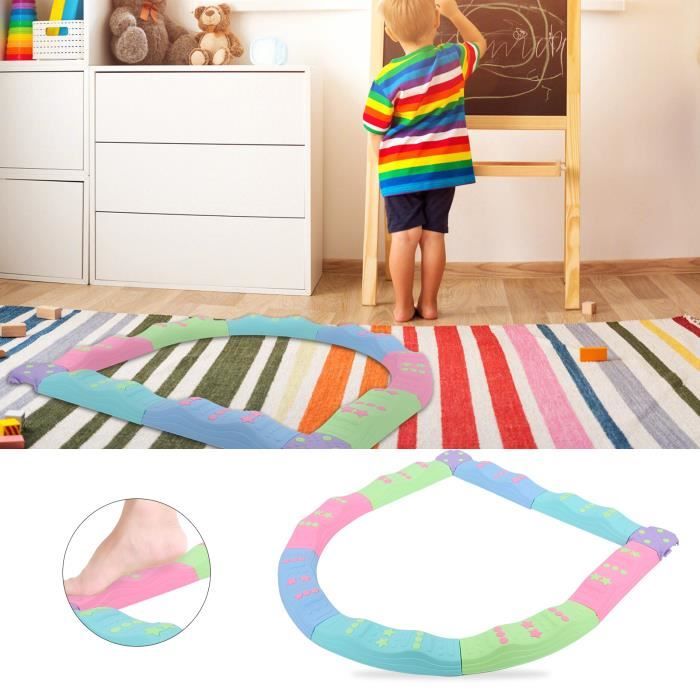 Kit De Poutres D'équilibre Pour Enfants, Blocs De Stepping Colorés Pour Entraînement De L'équilibre Et Coordination