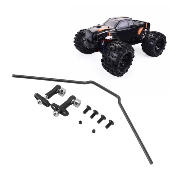 Pièces Rechange pour WLtoys 12423 12427 12428 12429 FY 1/12 Barre De Traction Réglable en Métal pour Voiture Radiocommandée Mise À Niveau De La Tringlerie De Direction(Blue