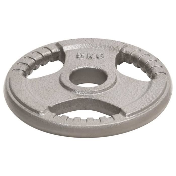Disque Poids Musculation Disque Poids Olympique Caoutchouc SteelBody - 20,4kg Entraînement Musculation Disques Protection Sol Caoutchouc