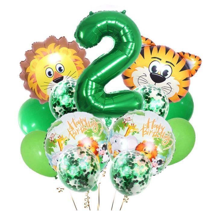 Décoration De Ballons D'animaux De La Jungle Image stock - Image
