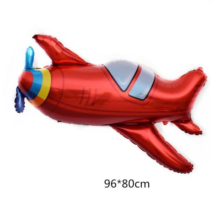 L No 2 Grands Ballons Gonflables A Helium En Forme D Avion De Chasse 87x93cm En Aluminium Decoration De Fete D Anniversaire Joue Cdiscount Maison