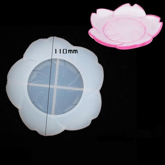 Xaosin Moule Silicone pour Résine Epoxy - 10 Pièces pour Dessous de Verre, Plateau Fruits - DIY Maison Décoration Xaosin Moule Silicone pour Résine Epoxy - 10 Pièces pour Dessous de Verre, Plateau Fruits - DIY Maison Décoration