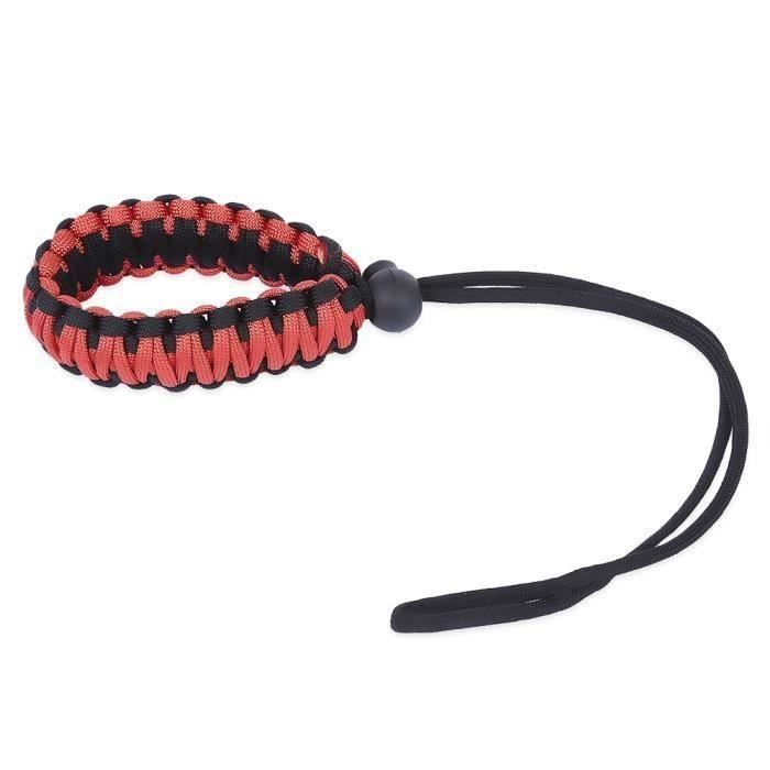 Lot Bracelet Et Collier Paracorde Rouge Et Jaune Pour Camping Et Randonnée