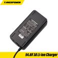 Chargeur de Batterie TANGSPOWER 54.6V 3A pour Batterie Li-ION 13S 48V - Haute qualité-1