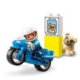LEGO® 10967 DUPLO La Moto De Police, Jouet Pour les Enfants de 2 Ans et Plus, Développement De La Motricité Fine-1