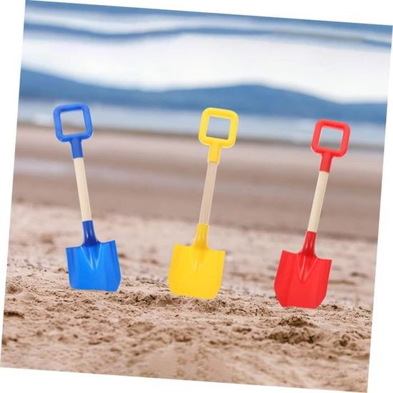 Grande pelle de plage de sable de 14 « pelles de pelles de pelles Ensemble  de jouets 3 Pack Xinmu