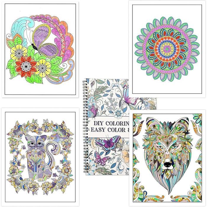 Magic Water Book 6 Pièces Livre de Dessin Magique Livres à Colorier à L'eau Magic Water Coloring Book avec 6 Stylo Magique pour Garçons Filles Cadeaux Magic Water Book 6 Pièces Livre de Dessin Magique Livres à Colorier à L'eau Magic Water Coloring Book avec 6 Stylo Magique pour Garçons Filles Cadeaux