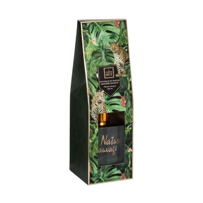 Atmosphera Diffuseur De Parfum Neda Ambre 200 ML Avec 6 Bâtonnets - Parfum D'Intérieur