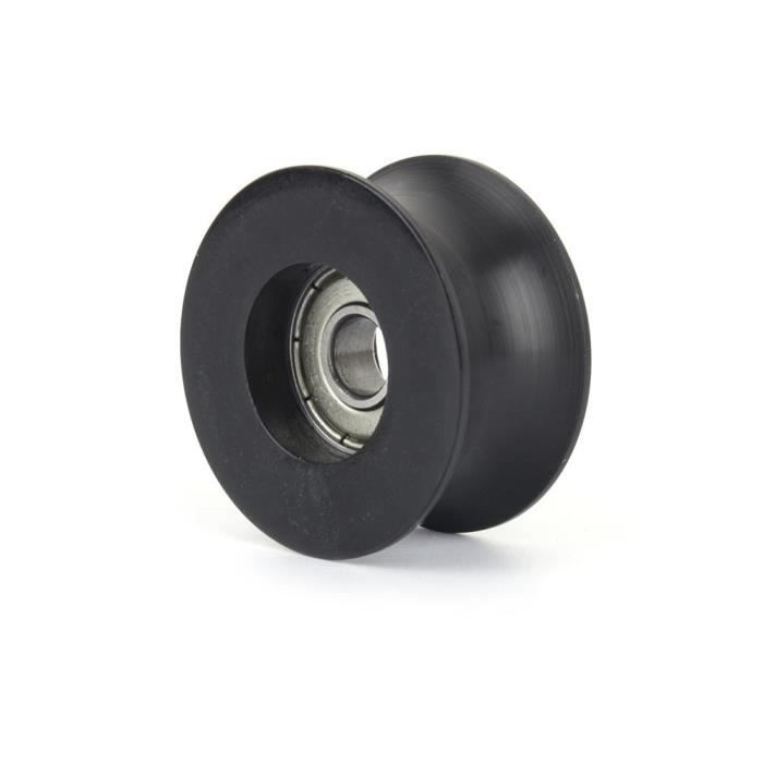 Roue De Roulement Pour Rameur – Poulie 63 Mm, Trou 8 Mm – Compatible Tube 60x30 Mm – Lot De 2