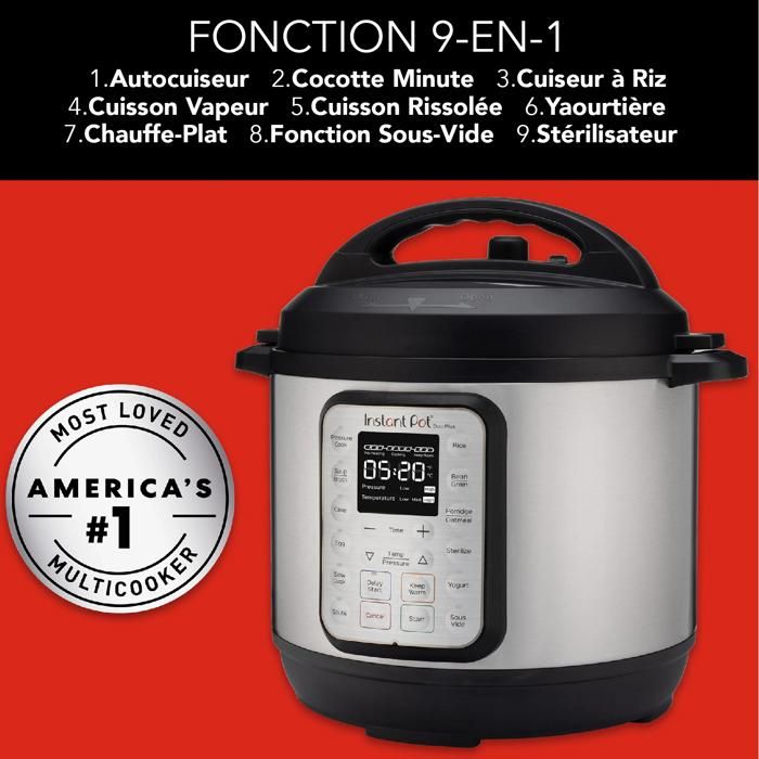 Instant Pot 9in1 Duo Plus 6 litres Autocuiseur électrique. 15