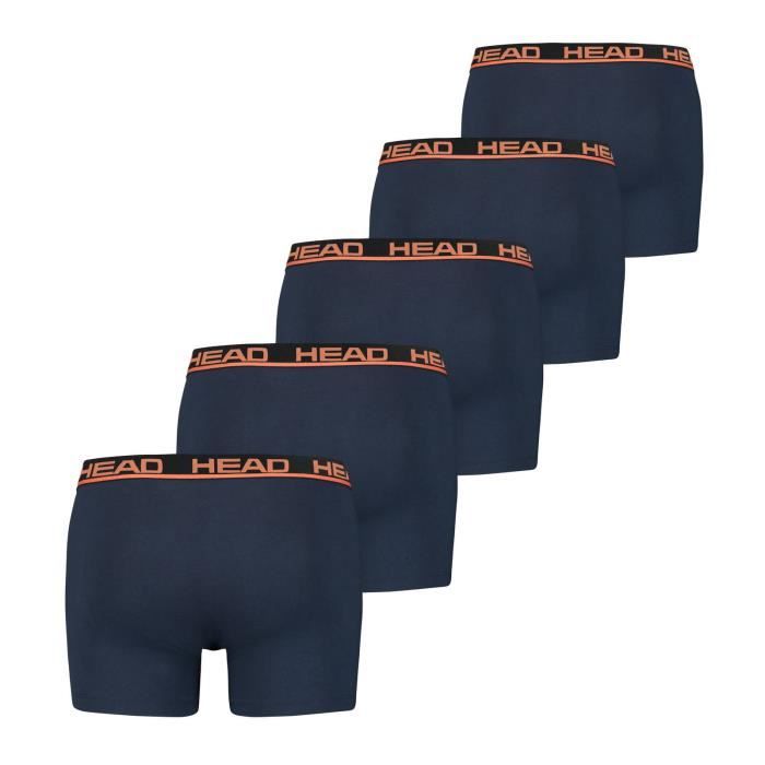 Head Calecon Homme uni Paquet de 5 Cdiscount Pret a Porter