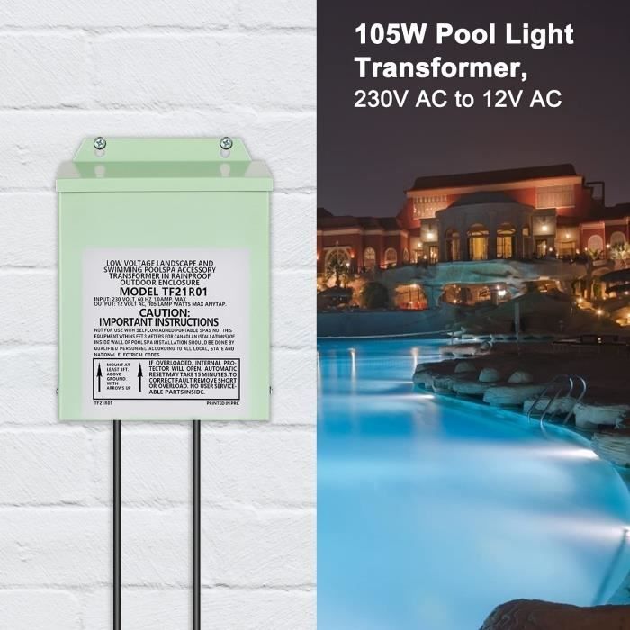 LED Transformateur 12V 105W, Transformateur LED 230V vers 12V AC pour — free download