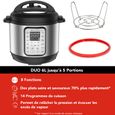 Instant Pot : 9-in-1 Duo Plus 6 litres Autocuiseur électrique. 15 programmes intelligents, autocuiseur, cuiseur à riz, mijoteuse-2
