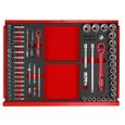 Servante atelier complète 211 outils rouge MW-Tools MWE211R-2