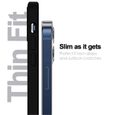 Vcomp - Pour Apple iPhone 12 mini 5.4": Coque TPU silicone mat souple ultra-fine antidérapant - NOIR-2