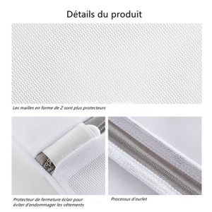 8 Filets à Linge Cubewit - Protection Machine à Laver Pour Vêtements Délicats