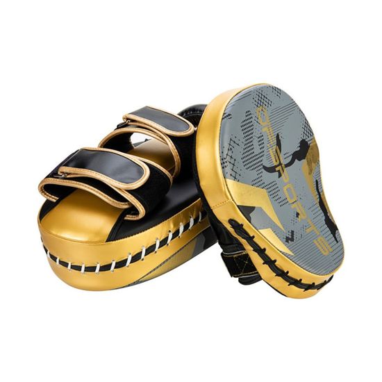 2 Pattes D'Ours Boxe En Cuir PU - Pao Boxe Entraînement Kickboxing Muay Thai MMA
