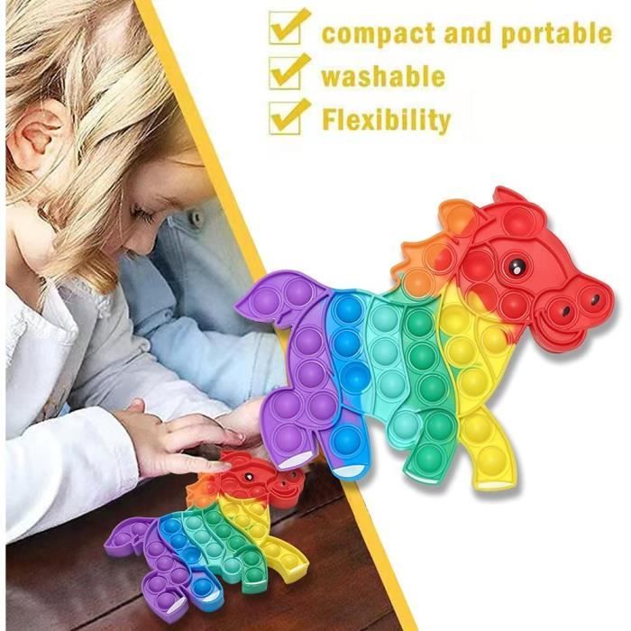 Jouet phosphorescent Pop It Fidget avec chiffres de 1 à 100, jouets  sensoriels pour enfants, jouets sensoriels pour autisme, jouets pour  enfants