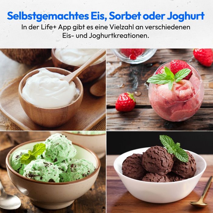 Duronic IM540 – Machine à Glace Et Sorbetière Électrique 1,5 L Inox Amovible – Glaces, Sorbets, Yaourts Glacés Maison Faciles Et Sains