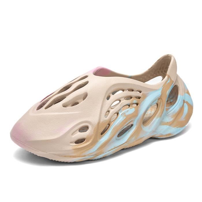 Nouvelle tendance sandales pour jeunes hommes chaussure de trou