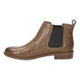 Boots en cuir Taylor pour femme - camel - talon plat - style Originals années 1950-3
