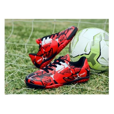 Crampons Football Starter Sidewinder – Garçon Taille 4 – Noir Et Blanc