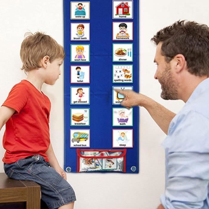 70 cartes de calendrier visuel pour enfants Cartes de routine ...