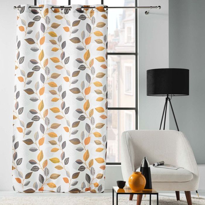 Rideau Prêt-à-poser Douceur D'Intérieur - Lin Beige 140x280 Cm, Polyester, à Oeillets