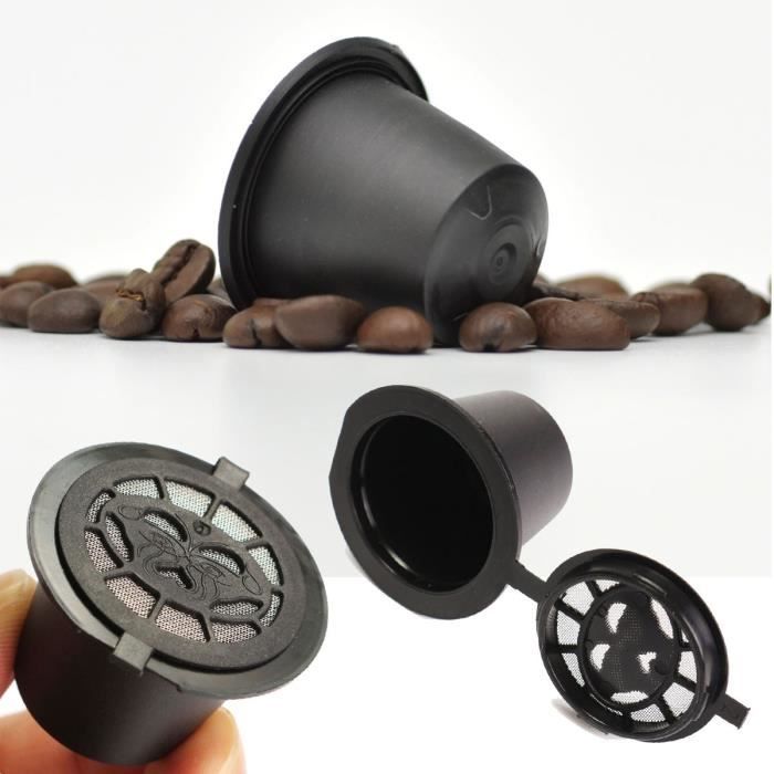 Distributeur De Capsules De Café Compatible Avec Nespresso En Méthacrylate 24 Capsules - Porte-capsule - Couleurs (NOIR