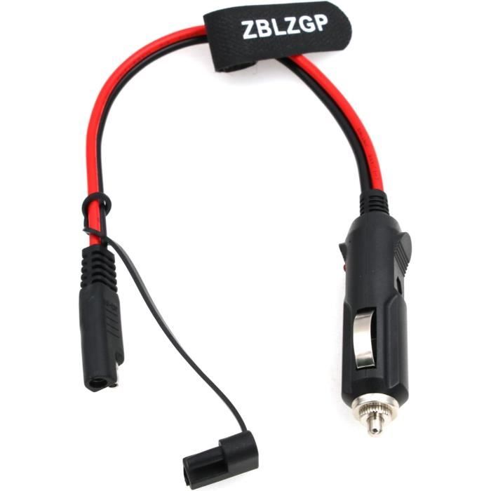 Câble D'Alimentation Pour Allume-Cigare De Voiture À 2 Broches 12 V Cc