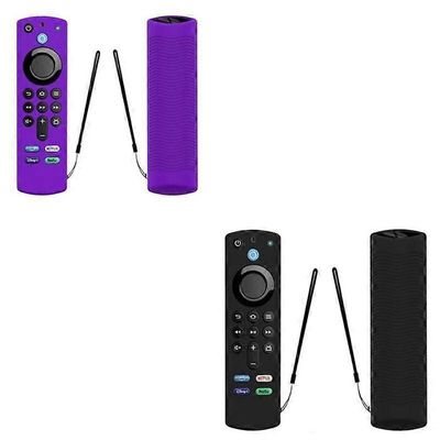 Housse Silicone Pour Télécommande Alexa Voice Remote - Anti-choc, Antidérapante, Lavable - Design Oreilles De Chat
