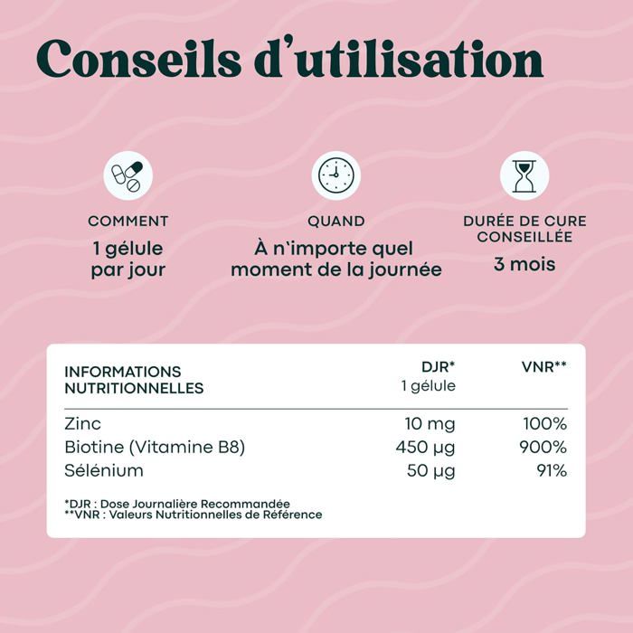 Biotine avec Sélénium et Zinc, Accélère la Pousse des Cheveux Vitamine — free download