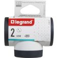 LEGRAND Triplite FB 3x2P+T premium prises latérales rotative USB B/N-5