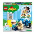 LEGO® 10967 DUPLO La Moto De Police, Jouet Pour les Enfants de 2 Ans et Plus, Développement De La Motricité Fine-5