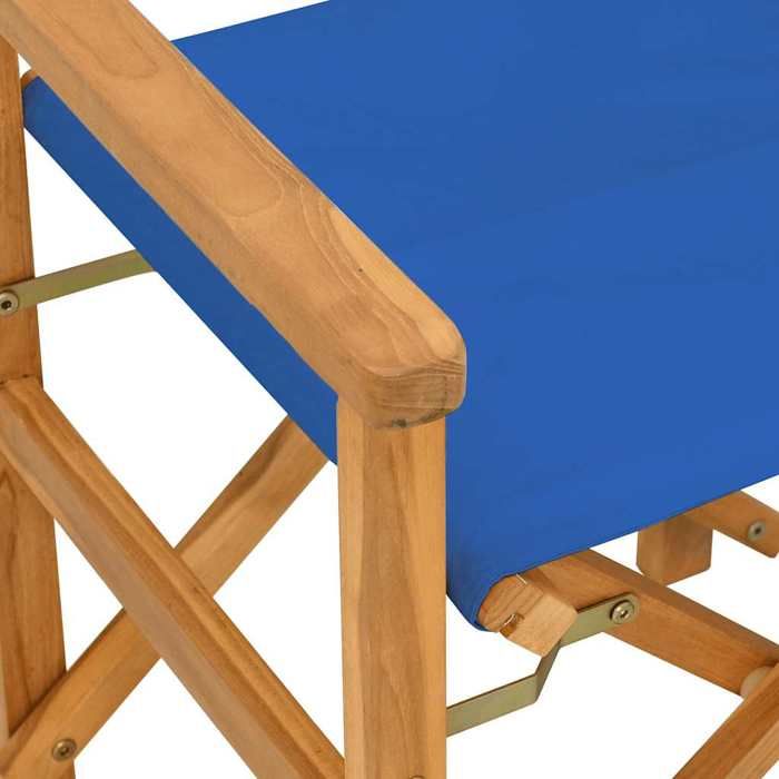 "SWEETY" Chaises de metteur en scène pliantes lot de 2 Bois teck massif ...