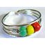 Bague de Pied Orteil Bijoux Argenté Métal Anneau Réglable Ajustable strass rose