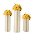 Lot de 3 cylindrique mariage fleurs décoration de fête de partie pour la décoration de fête de Mariage avec Panneau PVC ARCEAU-0