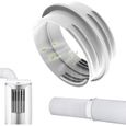 Tuyau Climatiseur Mobile Adaptateur Clim Fenetre 130 mm intérieur150 mm Extérieur Raccord de Tu-yau d& 39;échappement de