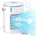 Climatiseur Mobile Silencieux, 600ML Refroidisseur d'air avec 3 Vitesses, USB Air Ventilateur Climatiseur Pour VENTILATEUR